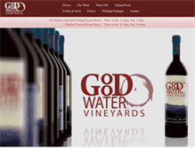 Tablet Screenshot of goodwatervineyards.com